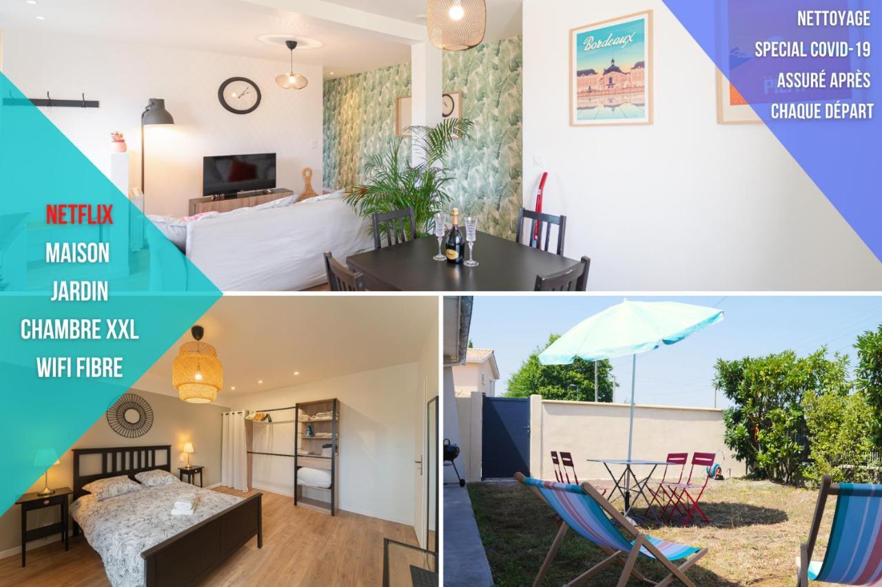 La Capeyronnaise - Maison Cosy - Jardin Mérignac Eksteriør bilde